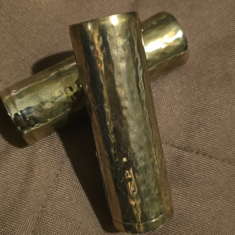 Williams Sonoma Silver Hammered Salt and Pepper Shakers Set, Originally $29.95US